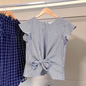 Sweet Buffalo Checked top